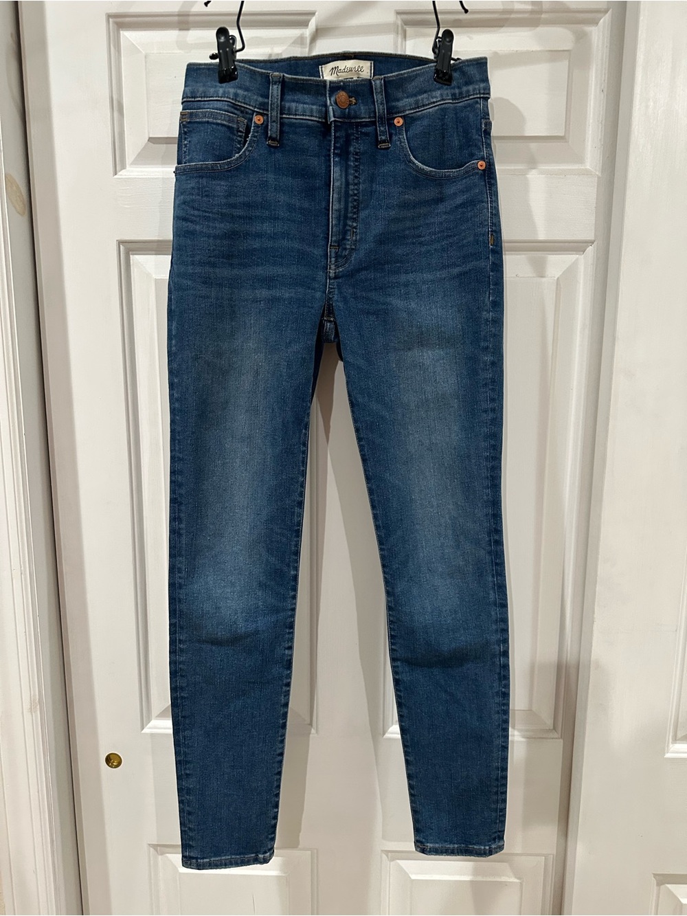 Madewell Women's 9" Midrise Skinny Jeans in Medium Blue Wash
